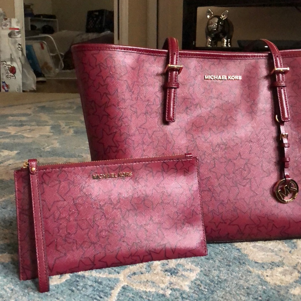 Michael Kors star tote handbag